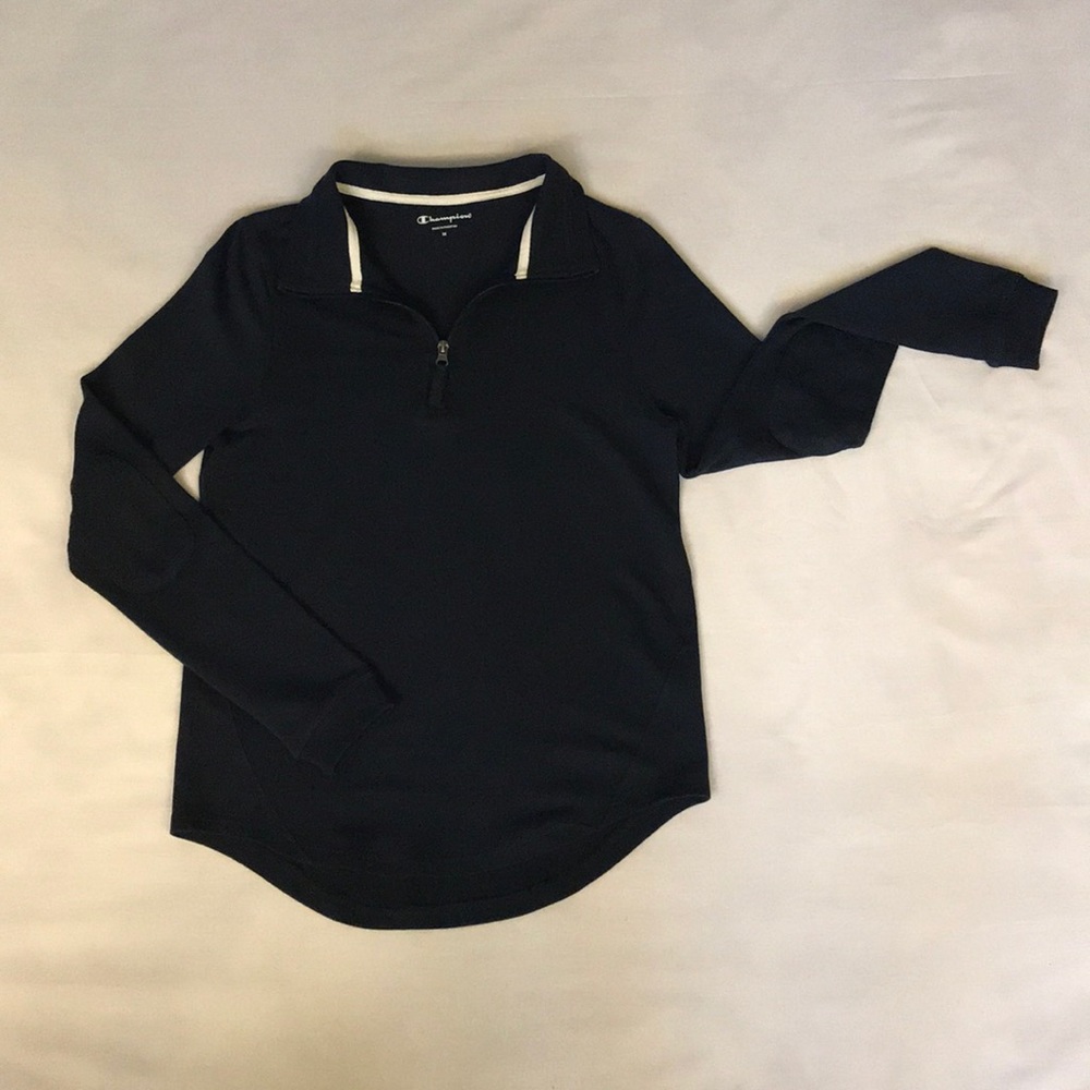 💙Navy Zippered Pullover